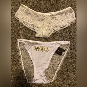 Bride White Panties